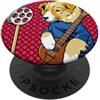 Art Pop Mobile Gallery Pop Art Cane Giocando Strumento Retrò Comico Illustrazione PopSockets PopGrip Adesivo