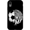Soccer Philippians 4:13 Bible Verse Chri Custodia per iPhone XR Posso fare tutte le cose attraverso Christ Christian Soccer Player