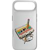 Vintage Cassette Tape and Pencil Rewind Custodia per iPhone Air Nastro a cassetta vintage a matita, stile nostalgico, anni '80 e '90