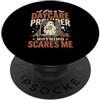 Spooky Halloween Teacher Educator Fall A Fornitore di asili nido Niente mi spaventa, fantasma carino di Halloween PopSockets PopGrip Adesivo