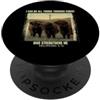 Scottish Cow Philippians 4:13 Bible Vers Posso fare tutte le cose attraverso Christ Christian Highland Cow PopSockets PopGrip Adesivo