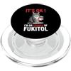 Funny Cat Sayings & Funny Cat Designs Don't Worry (I'm On 500mg Of Fukitol) Gatto divertente PopSockets PopGrip per MagSafe