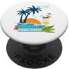 Seychelles Vacanza Souvenir Regalo Seychelles Palme Spiaggia Isole Souvenir PopSockets PopGrip Adesivo