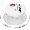 Senior Class Of 2027 Retro Mountain Sapp Classe senior del 2027 Retro Mountain Sunrise HS-College Grad PopSockets PopGrip per MagSafe
