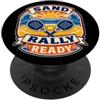Jimbeels SAND RALLY READY Partita con racchette sulla sabbia PopSockets PopGrip Adesivo