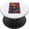 Bahaa's Tee Back to the 90s Teddy Bear Retro Nostalgia PopSockets PopGrip Adesivo