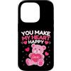 Blush & Bear Co. Custodia per iPhone 14 Pro Carino San Valentino Camicia Per Adolescenti Cuore Orso Tee