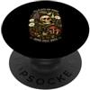 Botany Mushroom Plant Lover Dark Humor G Tutte le piante sono commestibili alcune solo una volta botanici Skull Garden PopSockets PopGrip Adesivo