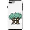 Whyitsme Design Custodia per iPhone 7 Plus/8 Plus Albero da esterno Pun Wood sei mio
