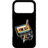 Vintage Cassette Tape and Pencil Rewind Custodia per iPhone 17 Pro Max Nastro a cassetta vintage a matita, stile nostalgico, anni '80 e '90