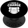 Parent Baby Diaper Funny Quote Diapers Minimalist Baby Parent Diaper i need a change PopSockets PopGrip Adesivo