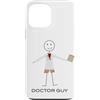 Whyitsme Design Custodia per iPhone 13 Pro Max Divertente Uomo Dottore, Dottor Medico Regali Ragazzi