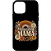 Melanin Pride Mom Motherhood Bohemian De Custodia per iPhone 12 mini Melanated Mama Boho Floral Festa della mamma Groovy Mom