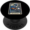 Welder Tarot Card Metal Worker Graphic Il Saldatore Tarocchi Scheletro Saldatura Metal Worker Job PopSockets PopGrip Adesivo