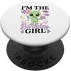 Birthday Girl Alien Matching Family Sono la festeggiata Alien UFO Space Party PopSockets PopGrip Adesivo