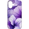 Deep Purple, Lavender & Lilac Flower Gif Custodia per iPhone 17 Carino Viola Fiori Lilla Vaporwave