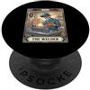 Welder Tarot Card Metal Worker Graphic The Welder Tarocchi Carta Saldatura Scheletro Metalworking Uomini PopSockets PopGrip Adesivo