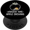 Apple Picking Season Fall Harvest Autumn Tempo di raccolta Mele Frutteto di mele Picker Giorno della raccolta delle mele PopSockets PopGrip Adesivo