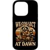 Trash Raccoon Lover Garbage Custodia per iPhone 14 Pro Detective procioni che raccogliamo all'alba