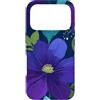 Deep Purple, Lavender & Lilac Flower Gif Custodia per iPhone 17 Pro Giardino fiorito botanico blu floreale anemone viola