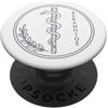 Past & Present Press Asta di Asclepio simbolo medicina greca studente di medicina PopSockets PopGrip Adesivo