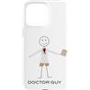 Whyitsme Design Custodia per iPhone 15 Pro Max Divertente Uomo Dottore, Dottor Medico Regali Ragazzi
