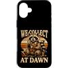 Trash Raccoon Lover Garbage Custodia per iPhone 16 Plus Detective procioni che raccogliamo all'alba
