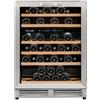 Climadiff CBU51D1X cantina vino Cantinetta vino con compressore Da incasso Nero, Grigio 51 bottiglia/bottiglie