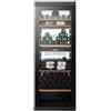 Climadiff MILLESIME190DB cantina vino Cantinetta vino con compressore Libera installazione Nero, Grigio 193 bottiglia/bottiglie