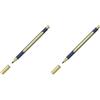 Schneider Penna roller metallizzata Paint-It 050-0,4 mm, colore: oro metallizzato (Confezione da 2)
