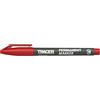 Tracer Fine-Point - Pennarello permanente per la costruzione (1-2 mm Bullet Point per uso generico con inchiostro ad asciugatura rapida), colore: rosso