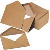 Woobroo Buste in carta kraft, DIN C6, 162 x 114 mm, per lettere, biglietti di auguri, biglietti di invito, biglietti di compleanno, 25 pezzi