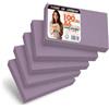 OFITURIA Flashcards A6 Lilla Lisce 100 Pezzi, Cartoncini Studio