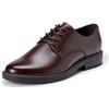 Amazon Essentials Scarpe Derby con Punta Arrotondata Uomo, Marrone Scuro, 44 EU