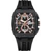 DAXIAOYU Orologio da polso da uomo alla moda con sei aghi a forma di botte di vino, al quarzo, multifunzione, cronografo automatico, datario, impermeabile, luminoso, cinturino in silicone