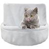 Generico Amaca per Gatti Termosifone Cuccia Gatto Termosifone con Morbida e Calda Coperta di Peluche Lavabile Felpata Pieghevole Letto per Gatto da Appendere Amaca da Finestra per Gatti per Animali