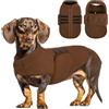 PUZAUKAL Maglione Cane Pile, Morbido Cappottino Cane Taglia Piccola Media | Caldo Maglioncino Per Cani E Gatti, Cappotto Pile Cani Taglia Grande, Gilet Bassotto Chihuahua Barboncino, Marrone M