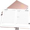 Kesote Agenda Scolastica A5 2026 2027 Giornaliera Personalizzata, Planner Settimanale del Docente, Diario Professionale della Maestra 1 Giorno per Pagina, Segnalibro a Nastro Oro Rosa