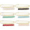 BENECREAT 60 Pezzi Segnapunti con Numeri da 0-9, Segnapunti con Pendenti Smaltati in Lega di 6 Colori con Spilli per Maglieria, Tessitura, Cucito e Uncinetto