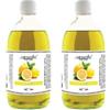 Generic Camomilla Torino - Fei Fan Diffusore Ambiente 26 Fragranze Naturali e Intense ad Alto Concentrato di Essenza - Made in Italy Formato Ricarica da 500ml - 2 Flaconi (Limone)