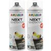 DUPLI-COLOR NEXT RAL 9016 Bianco traffico lucido 400 ml (Confezione da 2)