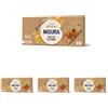 Misura Fibrextra Crackers Integrali, Ricchi di Fibre (Confezione da 4)