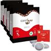 COFFISANO 50 Cialde Caffè in Filtro Carta Compostabile ESE 44 mm Miscela Roma, Bustine Espresso Italiano Monodose - Gusto Cremoso ed Equilibrato (Confezione da 4)