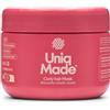 UNIQ MADE - Maschera per capelli ricci 250 ml | Trattamento professionale idratante e nutriente | Definizione ricci, anti-crespo e lucentezza naturale | Texture cremosa per capelli morbidi