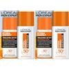 L'Oréal Paris men expert L'Oréal Men Expert Protezione solare UV SPF 50 per uomo, fluido invisibile per il viso contro i raggi solari, crema solare da uomo SPF 50+ contro l'invecchiamento della pelle con vitamina C, Hydra