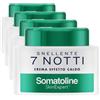 Somatoline SkinExpert, Snellente 7 Notti Crema Effetto Caldo, Trattamento Corpo Anticellulite, Ultra Intensivo con Estratto di Alga Rossa, 250ml (Confezione da 4)