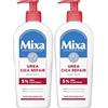 Mixa Urea Cica Repair Body Milk, latte per il corpo lenitivo e protettivo, con urea e pantenolo, per pelle molto secca, altamente tollerabile, 250 ml (confezione da 2)