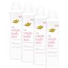 Dove Whole Body Deodorante spray al lampone e alla rosa, con 0% sali di alluminio per ascelle, petto, gambe e oltre 150 ml (Confezione da 4)