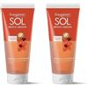 Bottega Verde - SOL Ibisco Argan, Bagnodoccia Doposole, 200 ml, Prolunga l'Abbronzatura, con Olio di Ibisco e Argan, Azione Setificante, per Tutti i Tipi di Pelle (Confezione da 2)