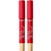 Bourjois, Velvet the Pencil, Rossetto Twistable Vellutato, Formula Transferproof, 07 Rouge Es-Carmin (Confezione da 2)